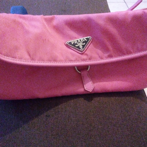 prada neon pink bag